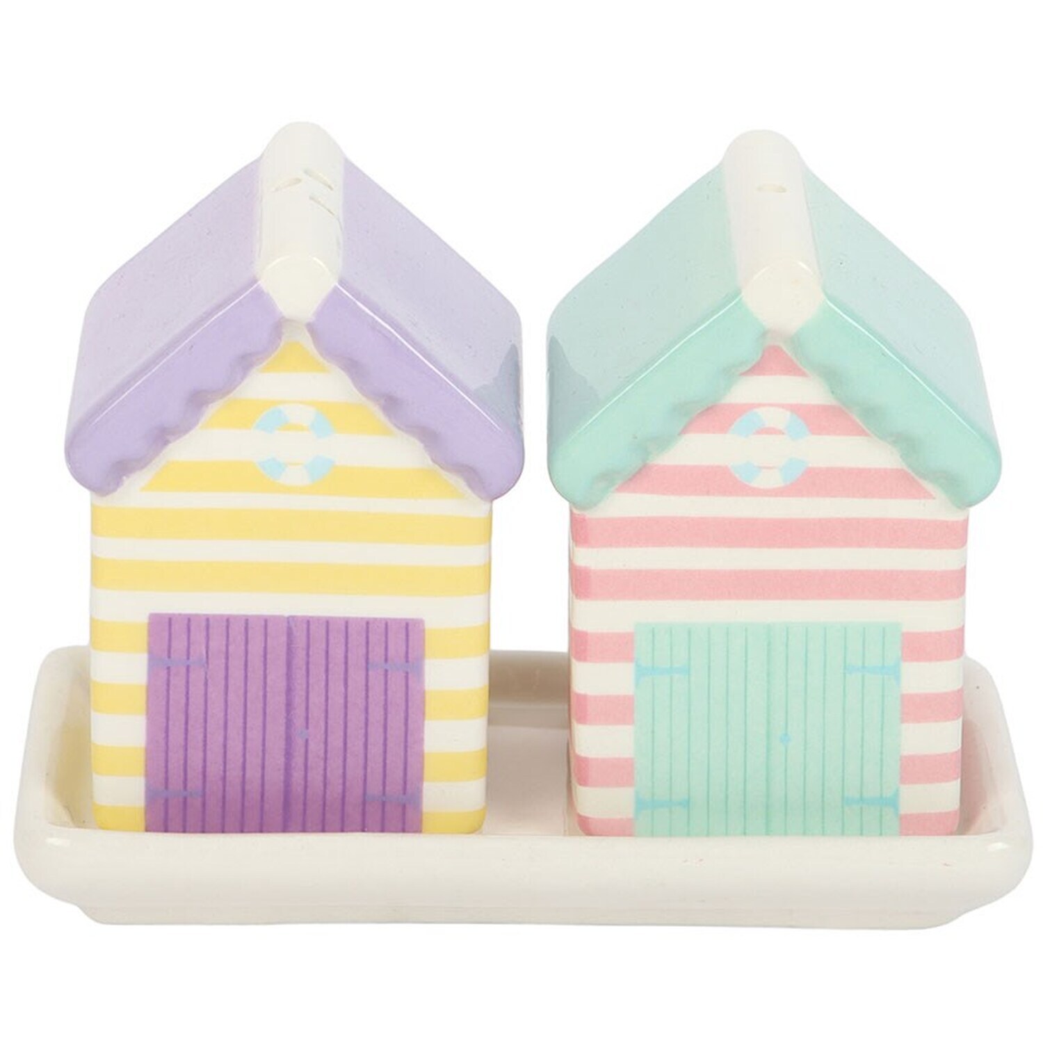Image of Pastel Beach Hut Salt and Pepper&hellip;