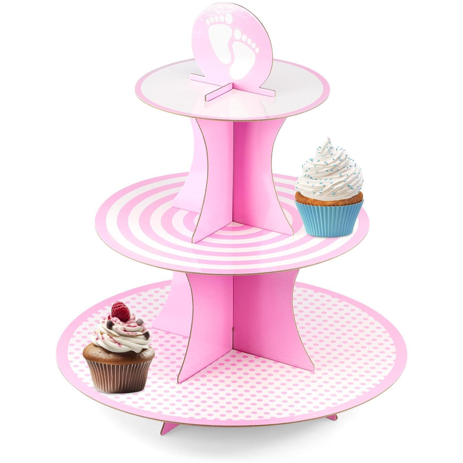Image of 3 Tiers Cupcake Stand Reusable Easy&hellip;