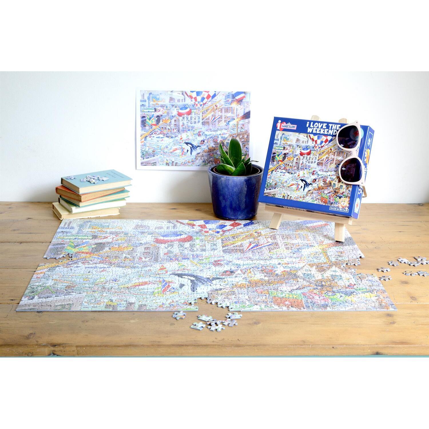 Mike Jupp I Love the Weekend 1000 Piece Jigsaw Puzzle