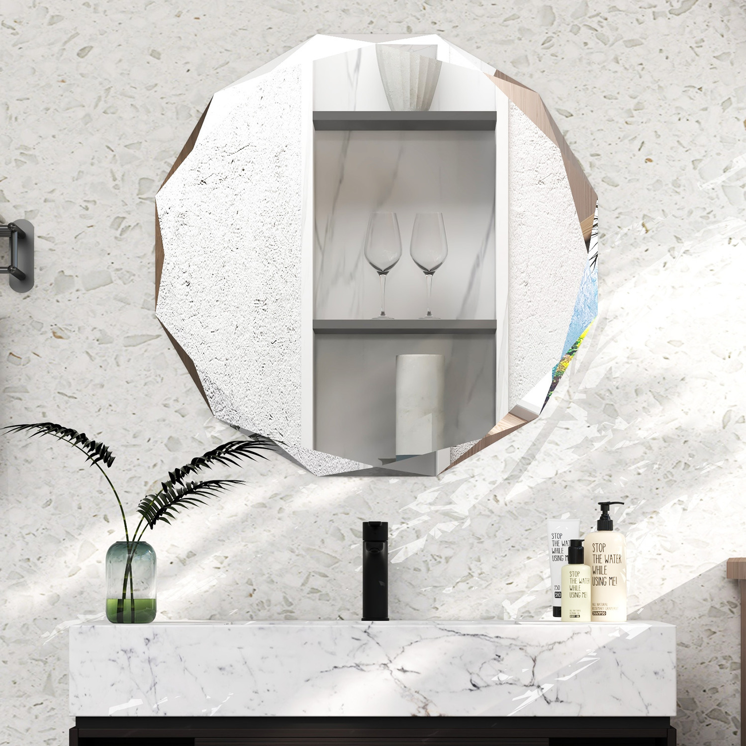 Visual Mirror Wall Mount Bathroom Vanity Mirror