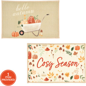 Autumn Print Washable Doormat