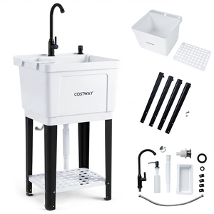 Freestanding Utility Laundry Sink Unit