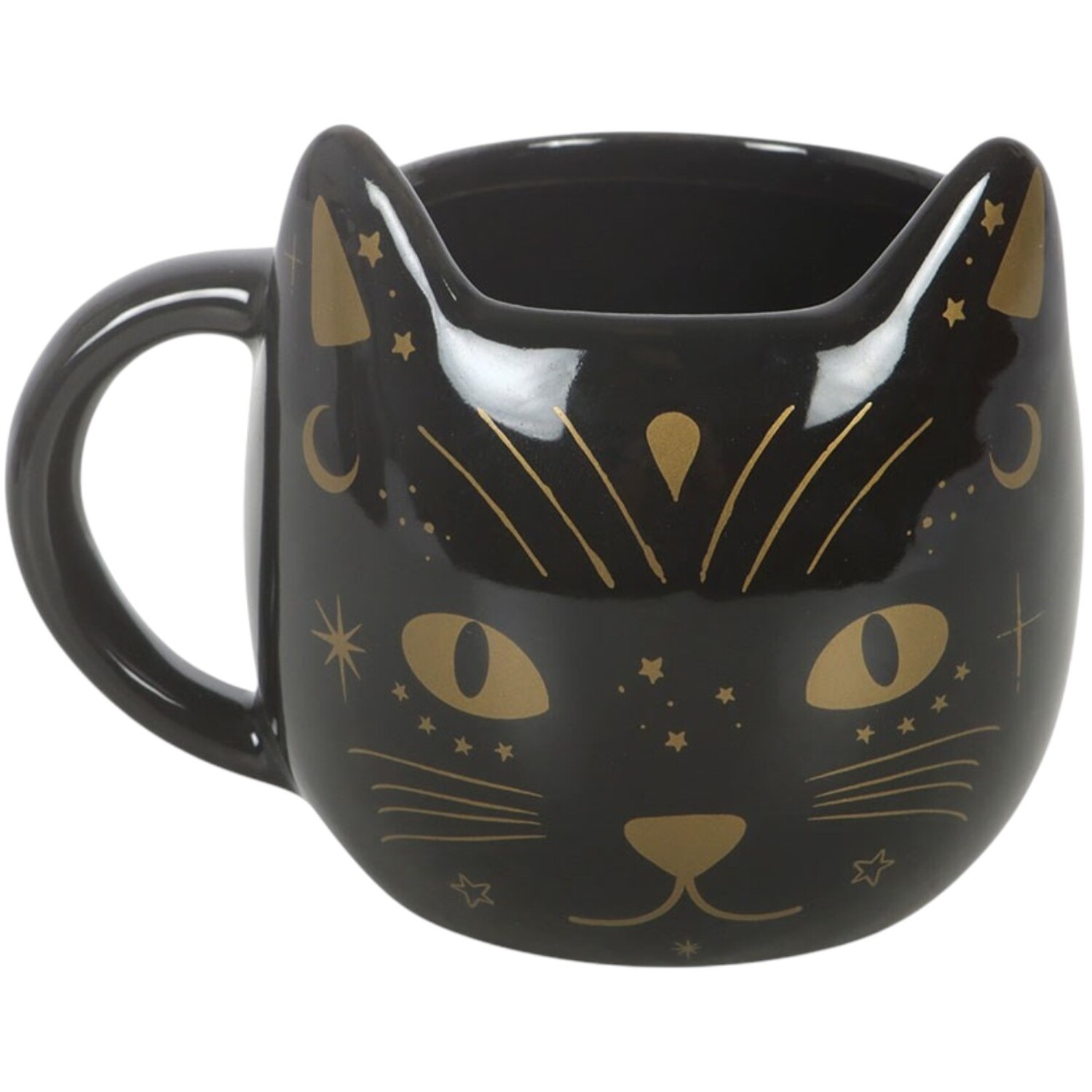 Image of Cat Face Mug with Ears -&hellip;