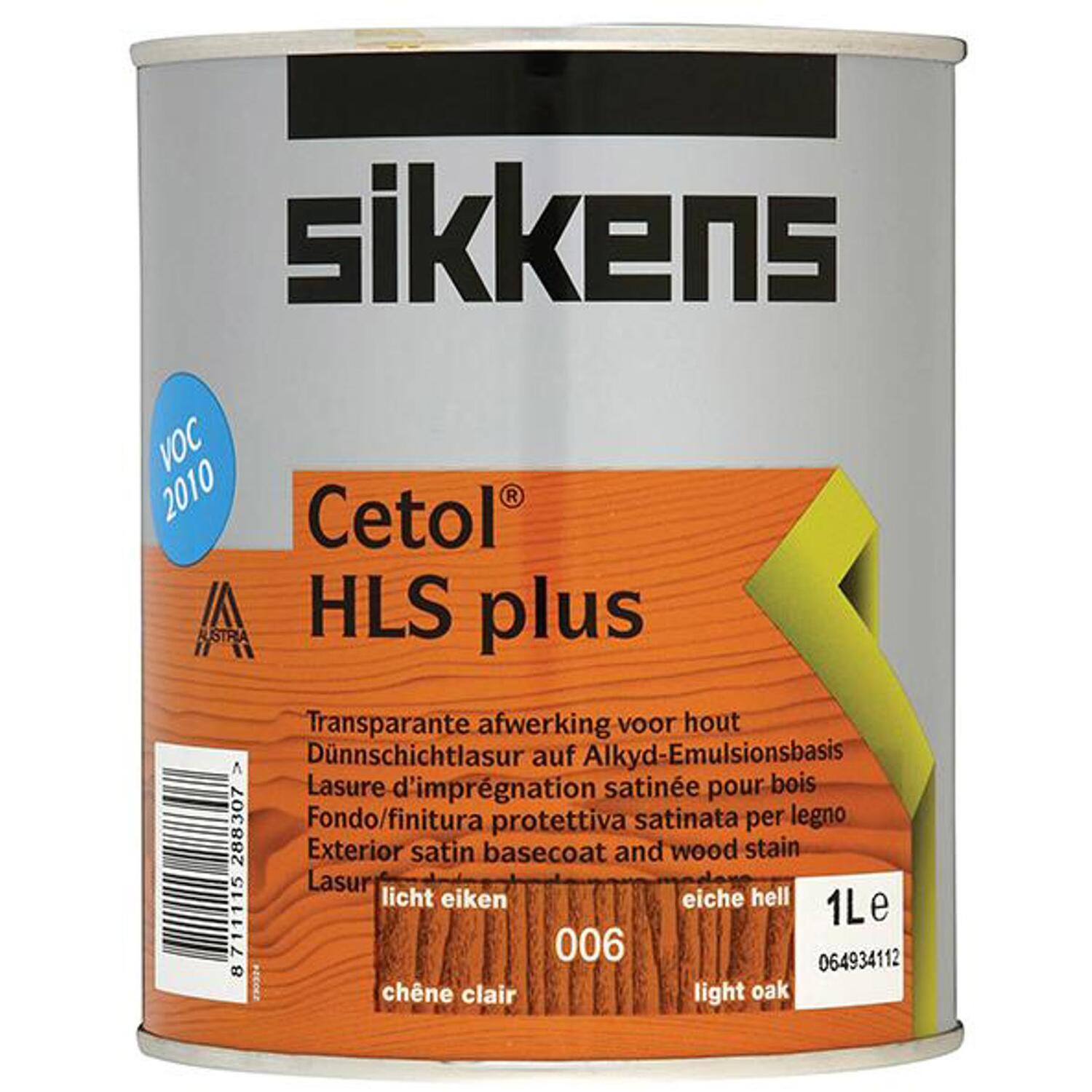 Sikkens Cetol HLS Plus Translucent Woodstain Light Oak 1 litre - Image 8