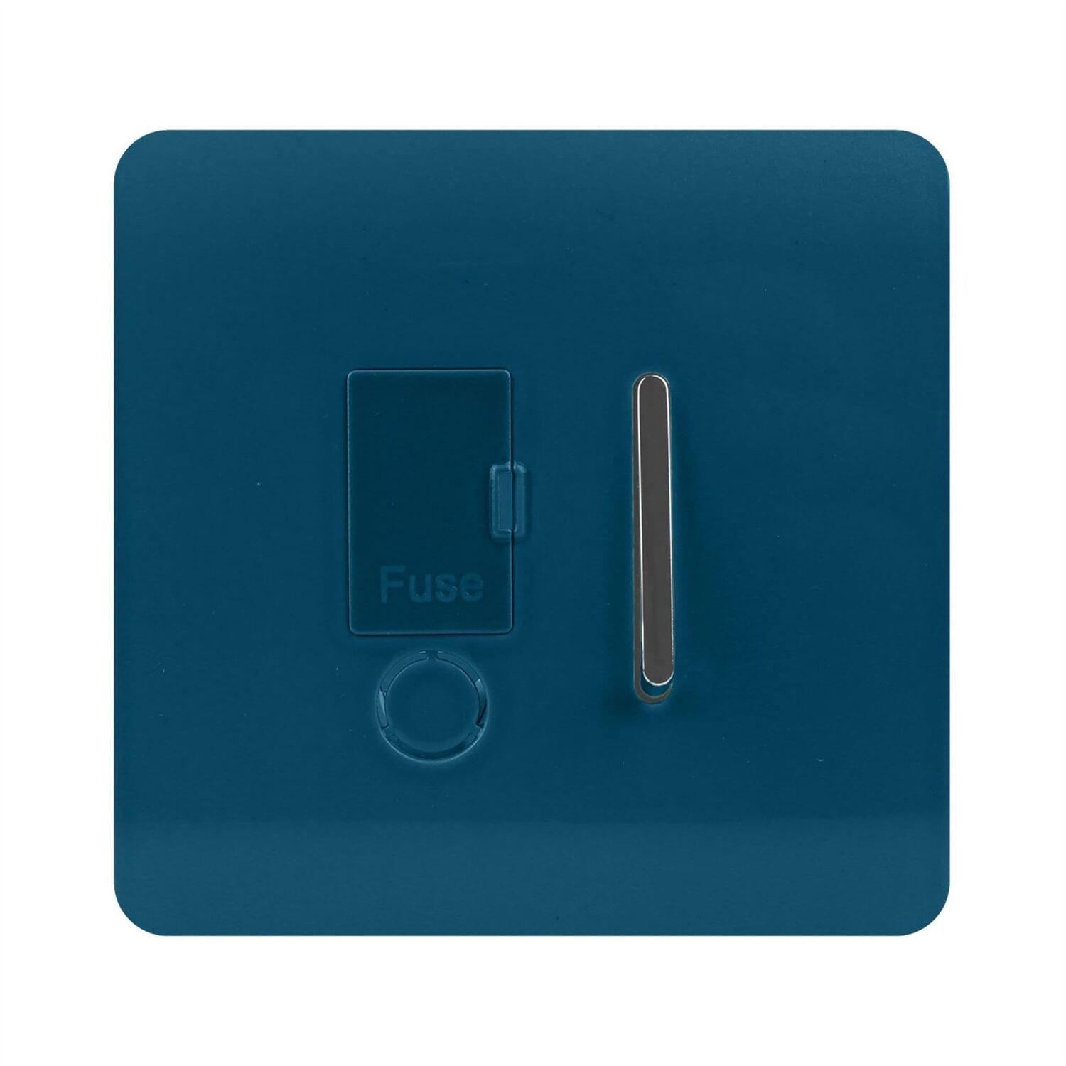 Trendi Switch 13 Amp Fused Spur With Flex Outlet - Midnight Blue