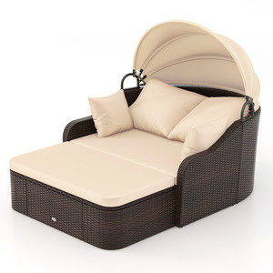 Patio PE Rattan Daybed