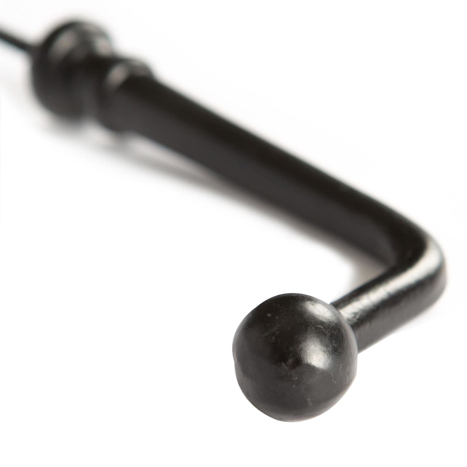 Hammer and Tongs Flat Top Screw Hook - W20mm x H60mm - Pack of 5 in Black | Size: 1000mm x 1000mm
