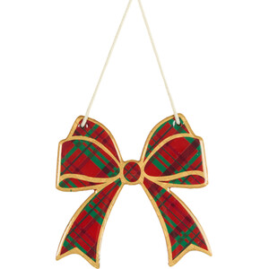 Tartan Bow Decoration