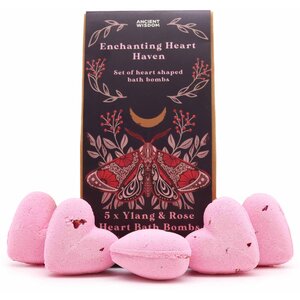 Enchanting Heart Heaven Bath Gift Set with Ylang & Rose Fragrance