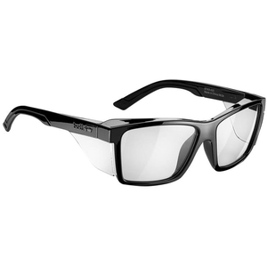 Bolle, STKS 420, Safety Glasses, Clear Lens, Black Gloss Frame