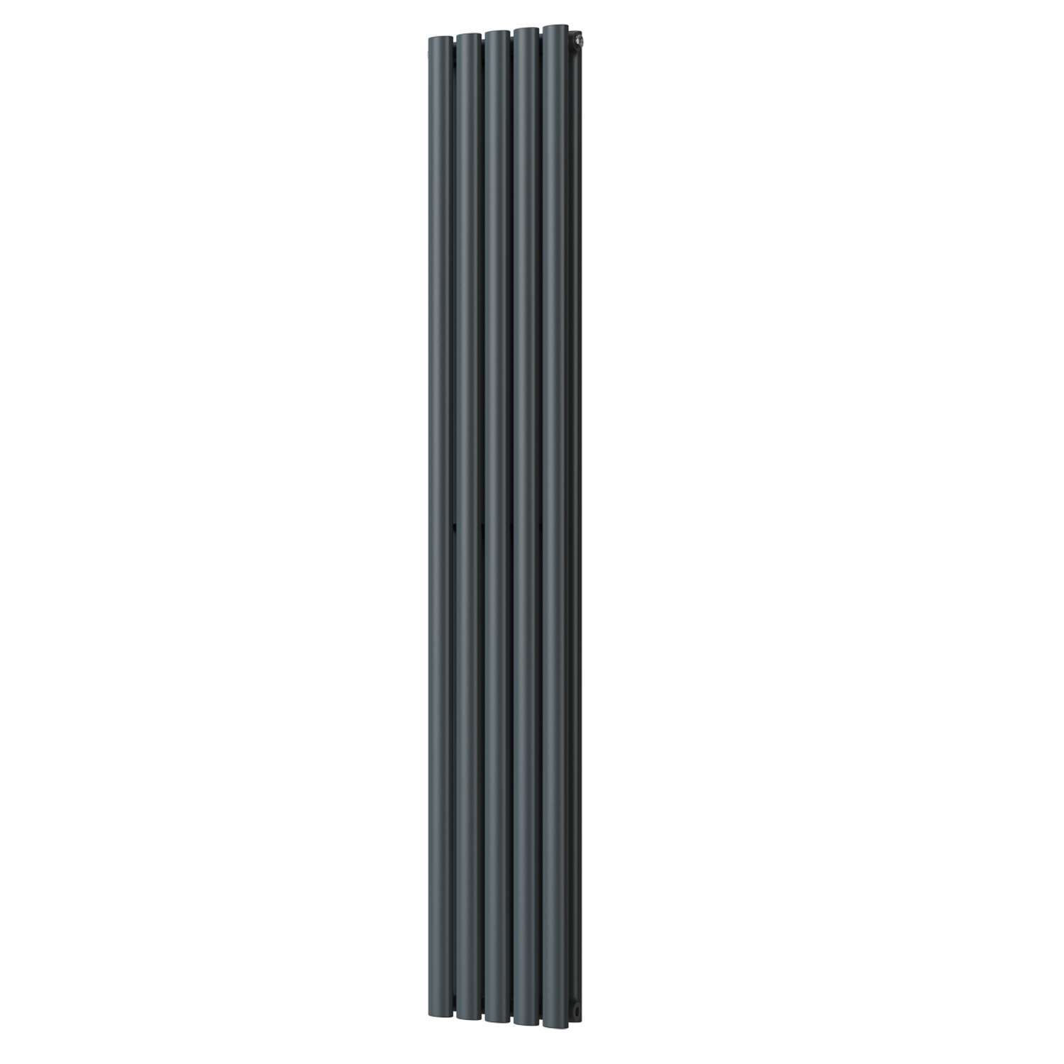 Uk Radiators Omeara - Anthracite Vertical Radiator Double Panel - Anthracite / 1800Mm / 290Mm