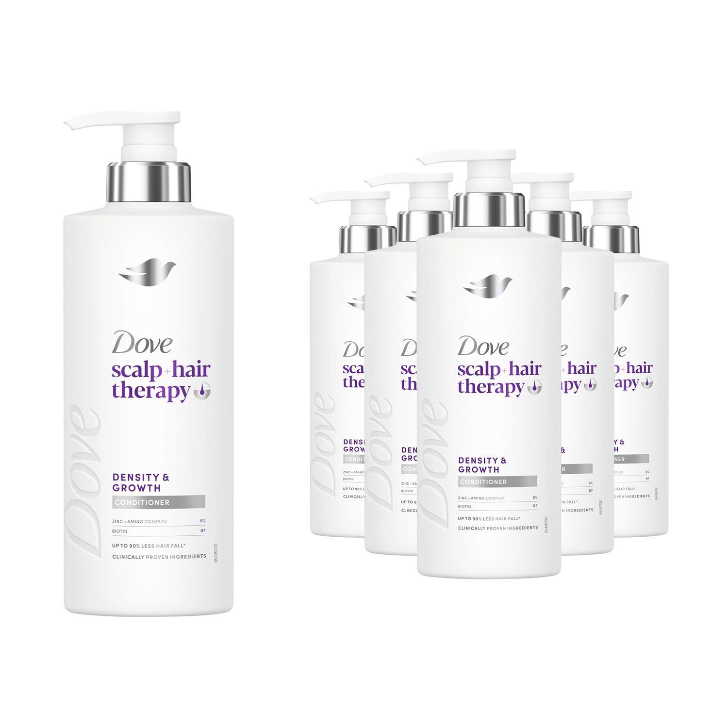 Dove Unisex Multicolor Scalp+ Hair Therapy Density Growth Conditioner Biotin 400Ml, 6 Pack | Size: 400Ml - Image 2