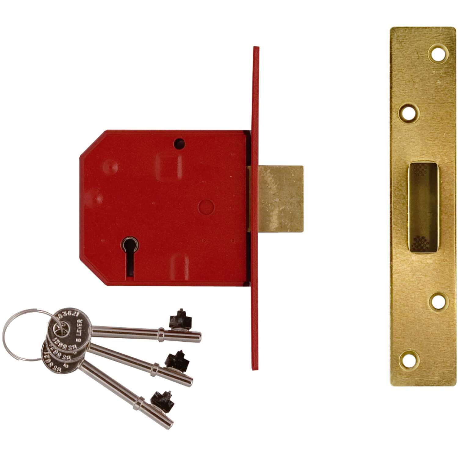 Union J2200S-SC-3.0 - 5 Lever Mortice Sash Lock Strongbolt - 3.0'' 81mm Satin SS - Image 11