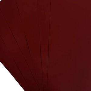 20 Sheets of A4 Plike Bordeaux Deep Red Matt Finish Paper 140gsm