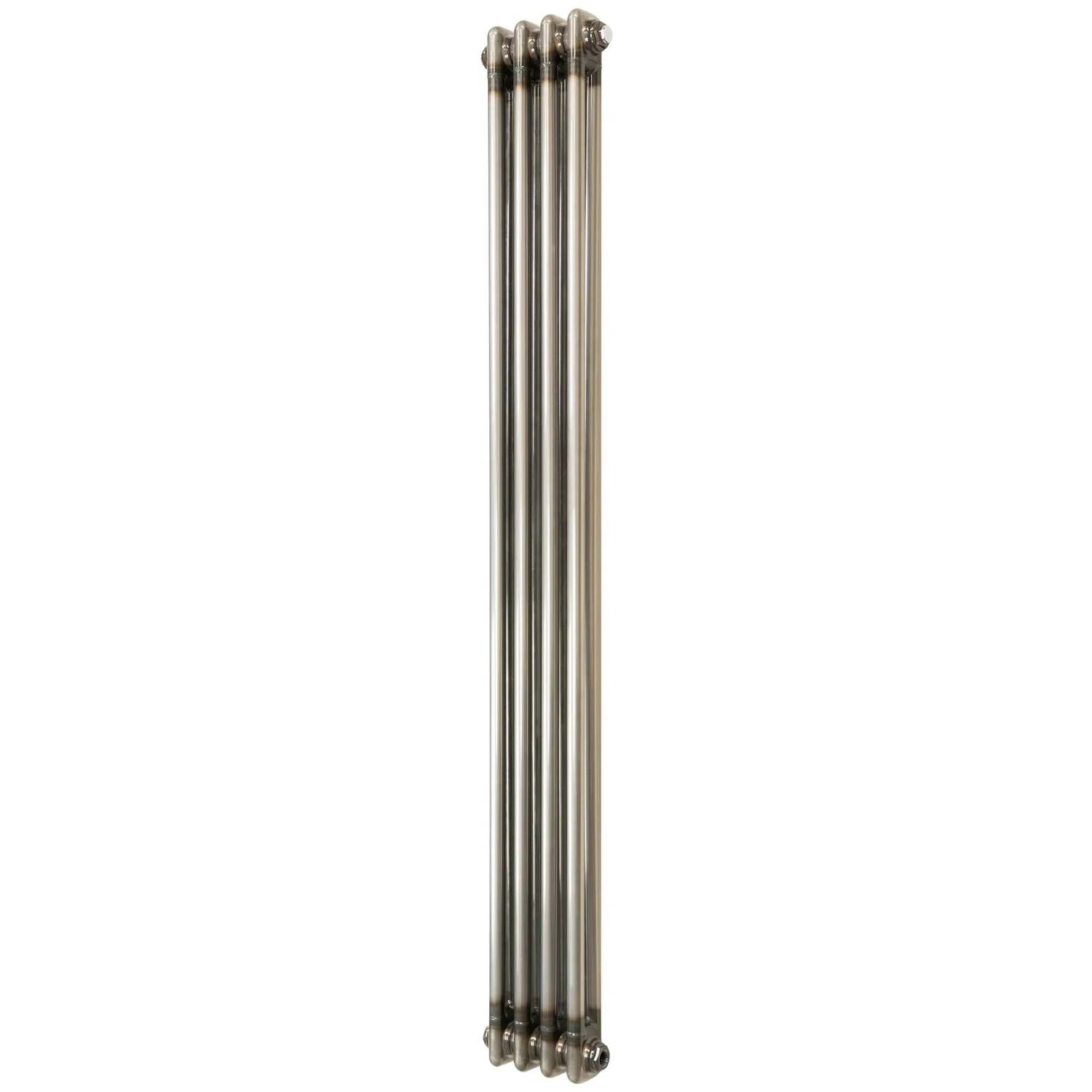 Monstershop Traditional 2 Column Radiator - 1500 x 200mm - Raw Metal in Silver - Image 2