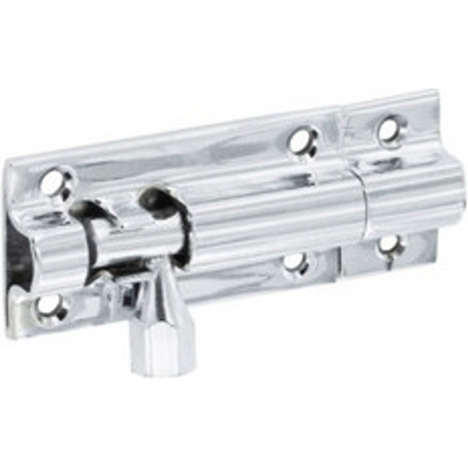 Securit Chrome Door Bolt - Silver