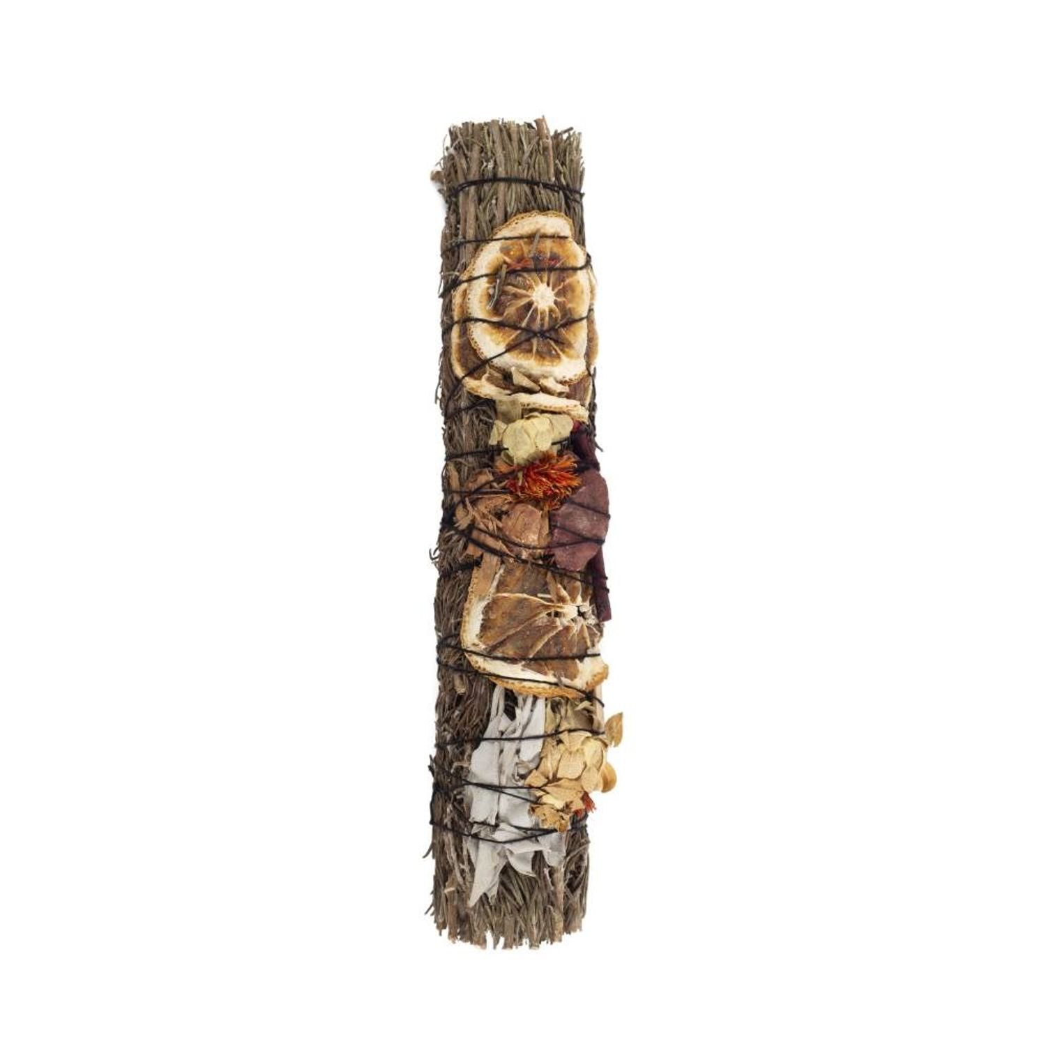 Something Different Ritual Rosemary Red Jasper Smudge Stick - Brown/Yellow