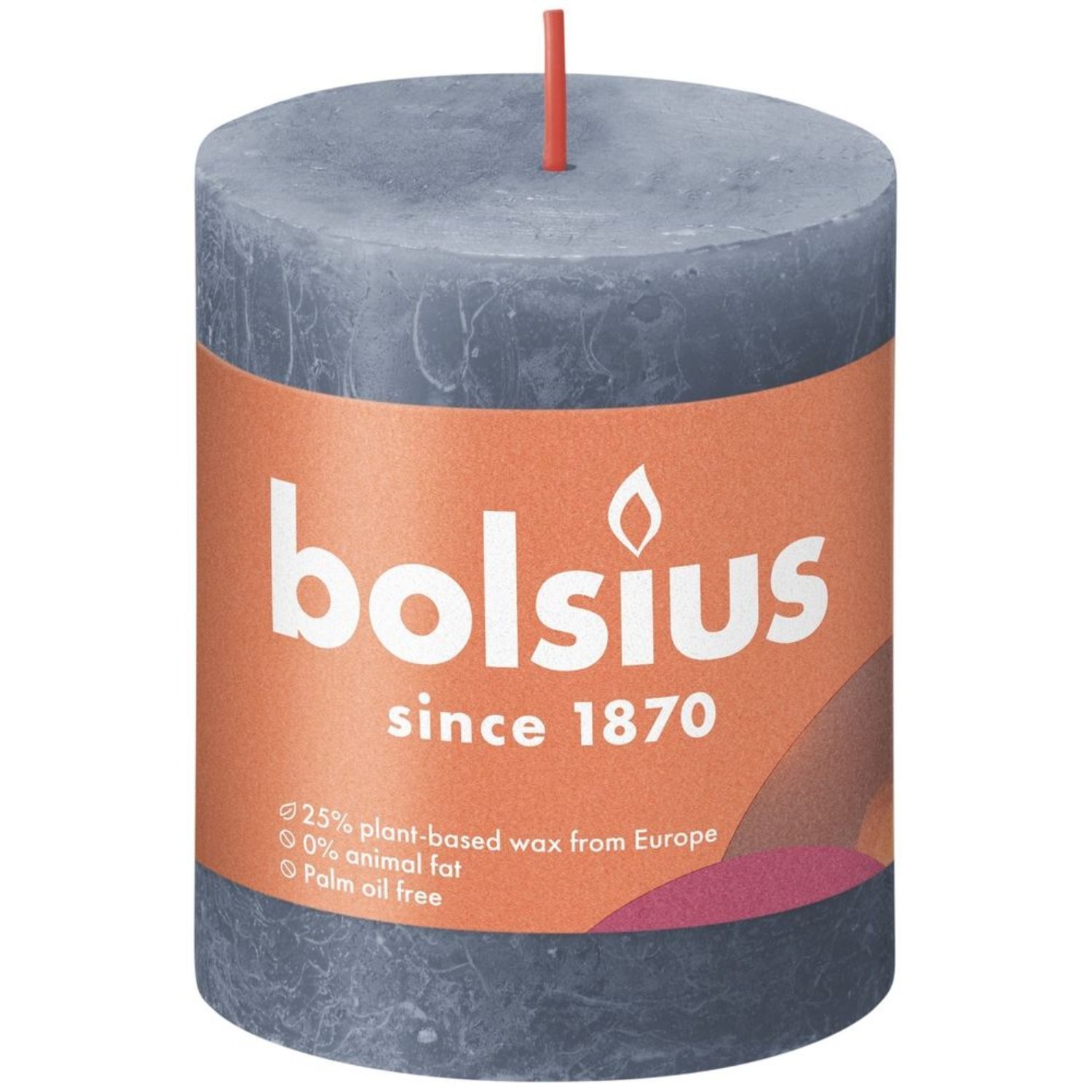  - Twi Bolsius Rustic Shine Pillar Candle 80mm X 68mm 2 PackLight - Image 3