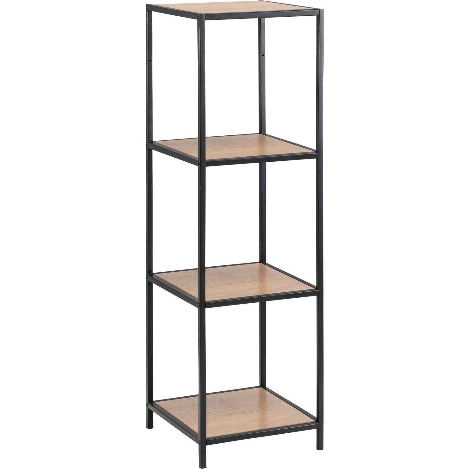 Furniture To Go Florence Seaford Bookcase 3 Shelf Metal Black - Image 5