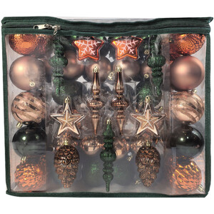 Set of 106 Amber Charm Baubles