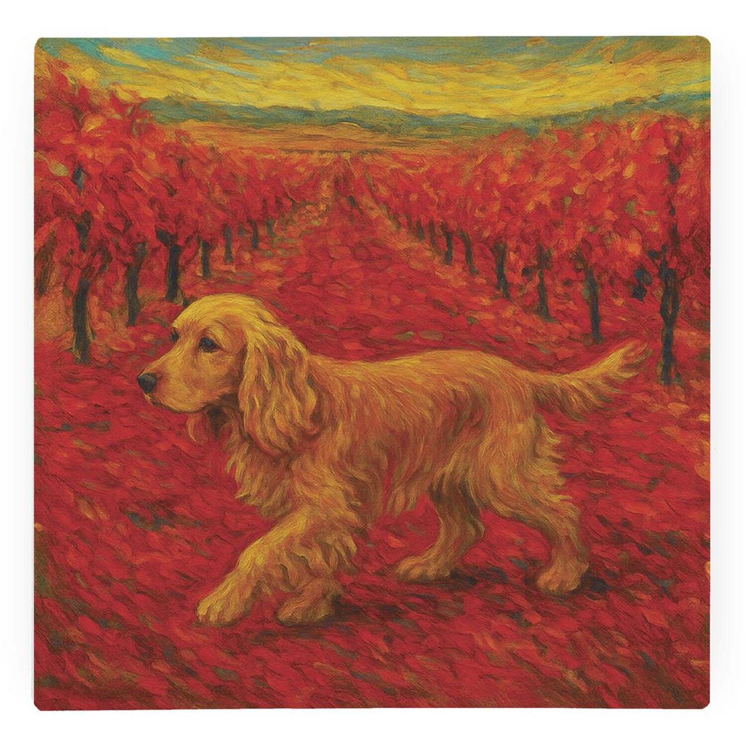Image of Van Gogh Cocker Spaniel Glass Hot&hellip;