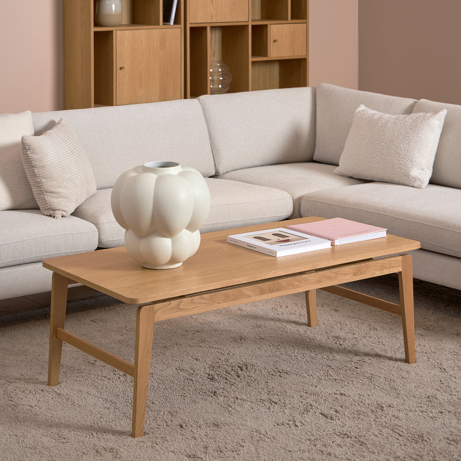 Furniture To Go Essex Rectangular Coffee Table - Cashmere