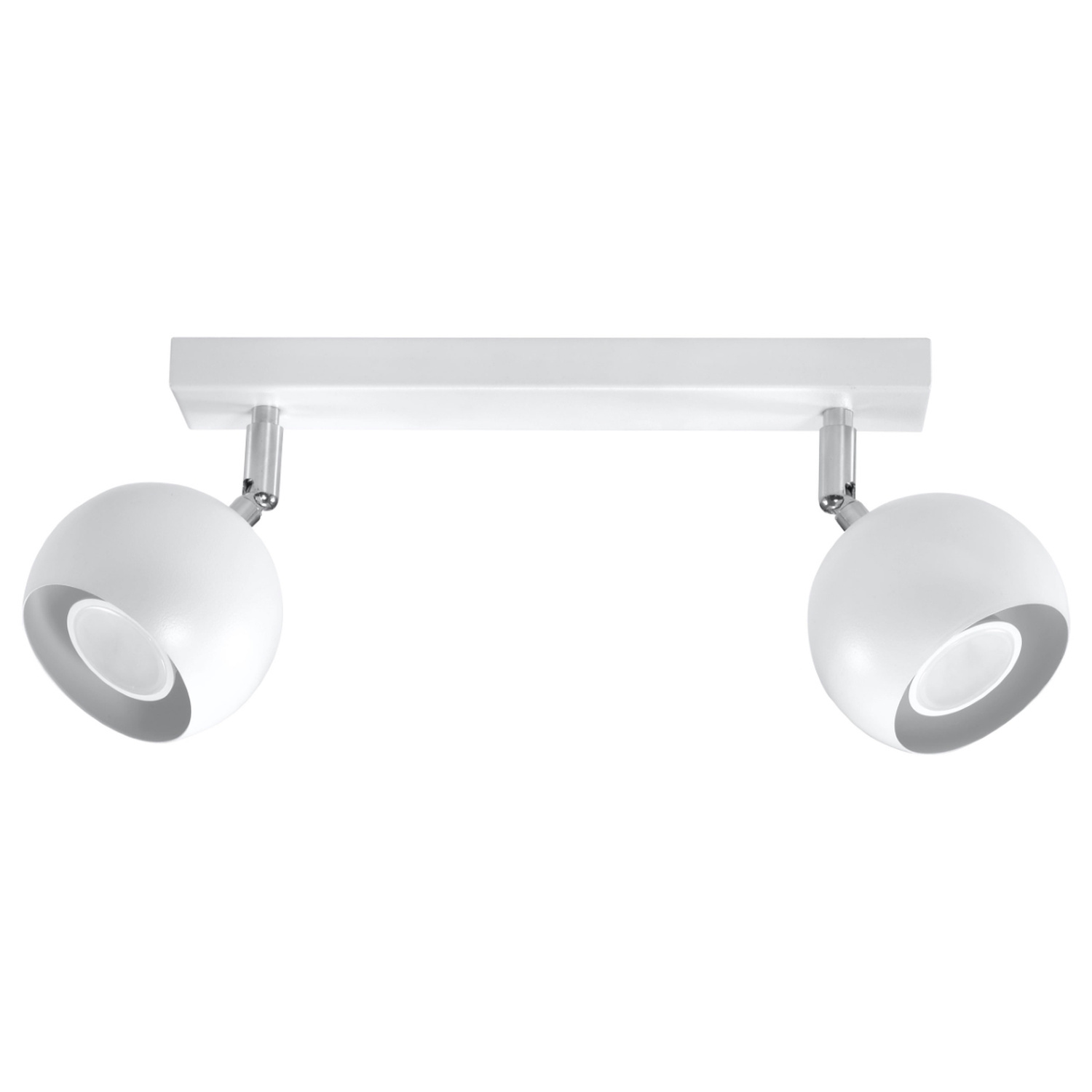 Sollux Lighting Ceiling Lamp Oculare 2 Black - White