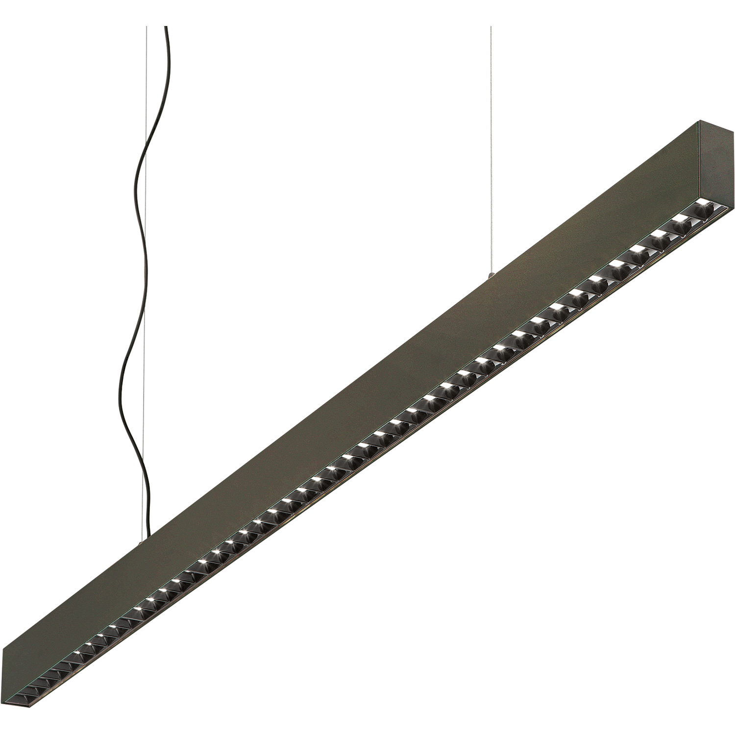 Ideal Lux Lighting Office Pendant Light Black - Black