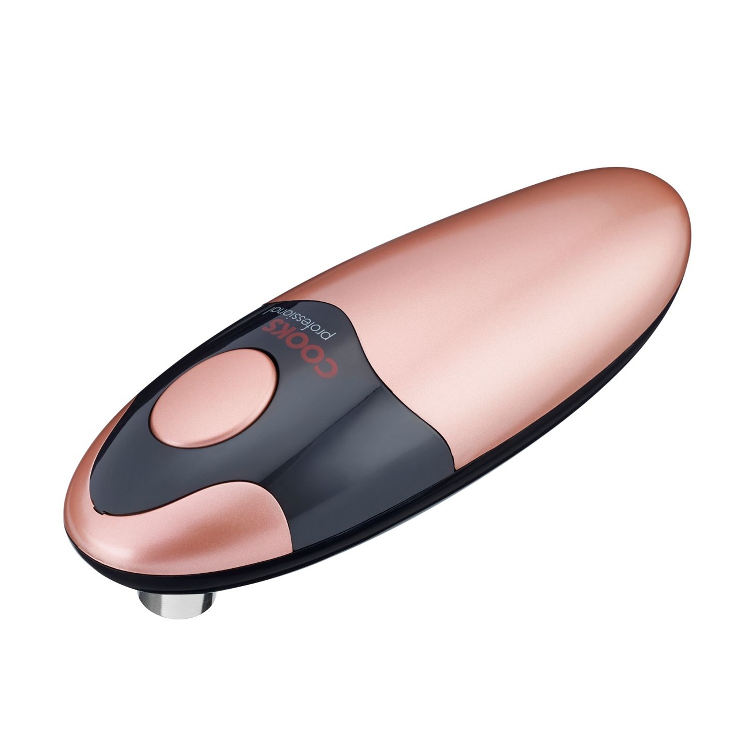 Cooks Professional Automatic Can Opener - Black & Copper - One-Touch Operation - Built-in Magnet - Easy Use - Image 2