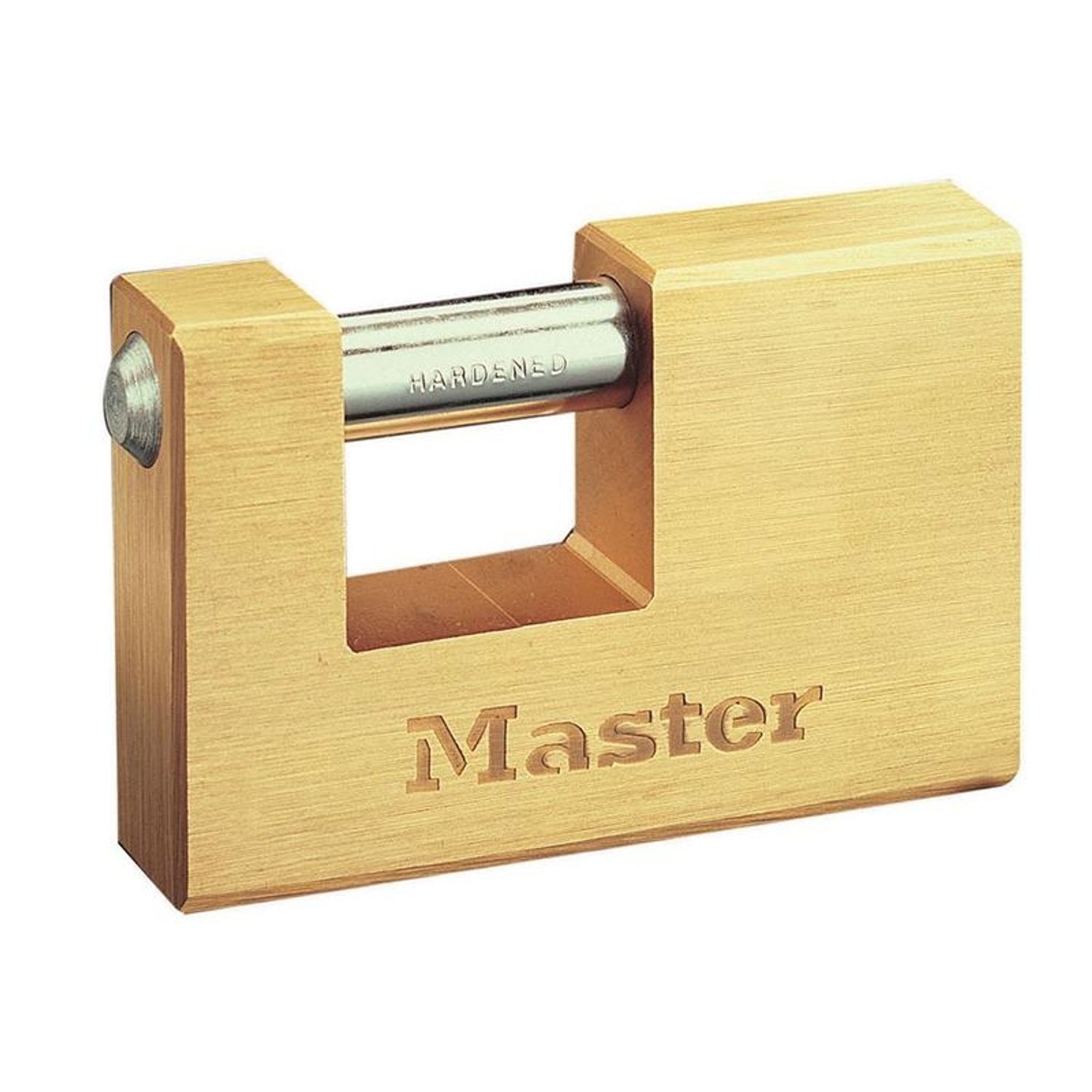 Master Lock Rectangular Solid Brass Body Shutter Padlocks A - Multi Colour