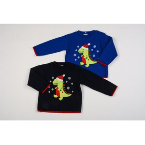 Watch Me Grow Christmas Dinosaur Jumper 12 - 24 Months
