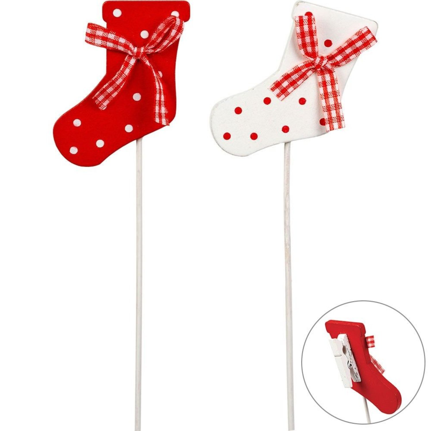  - Jolly Stockings Cardette Picks 45Cm 2 PackMulticolour Seasons - Image 3