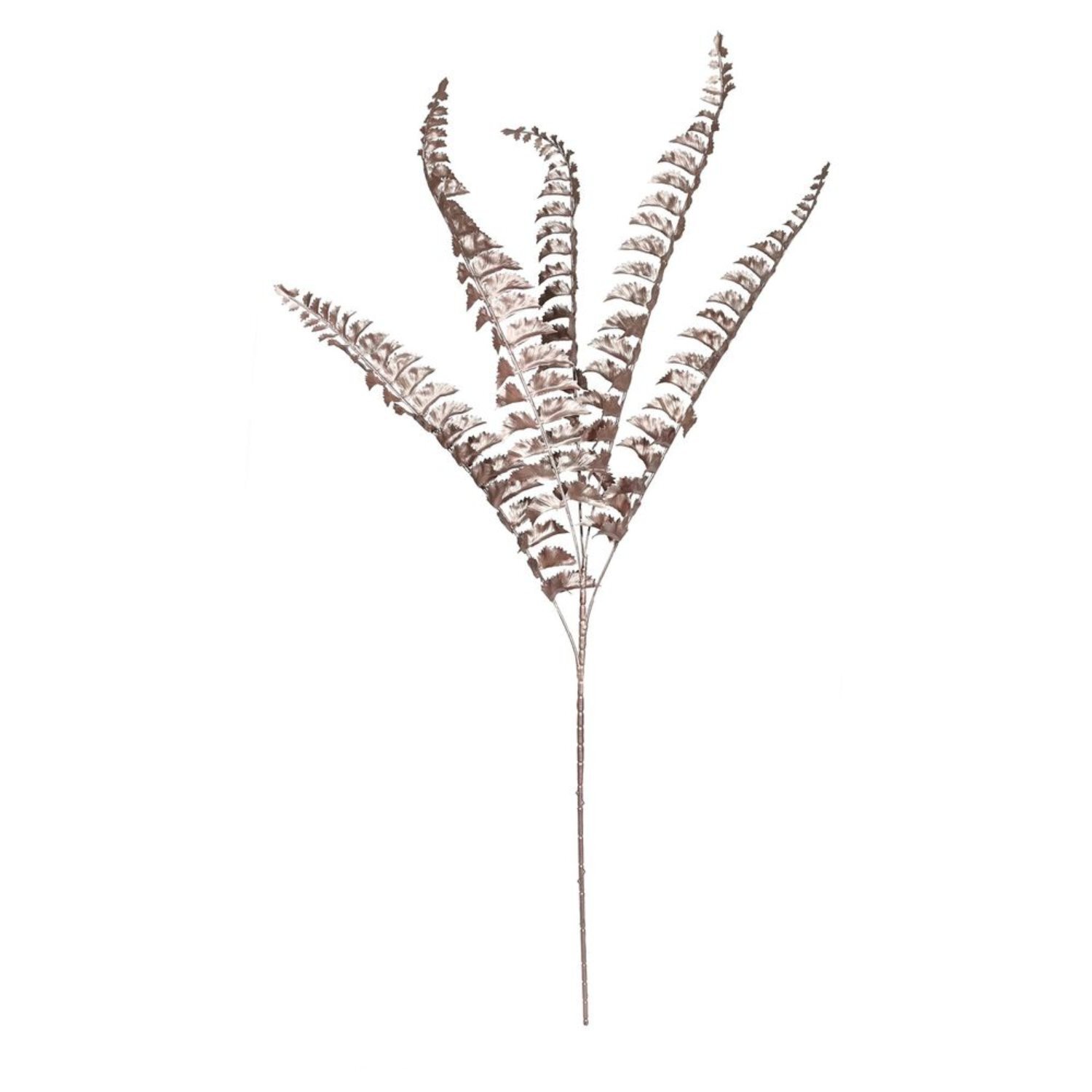 Kdmd Pink Metallic Fern Stem 2 Pack - Pink