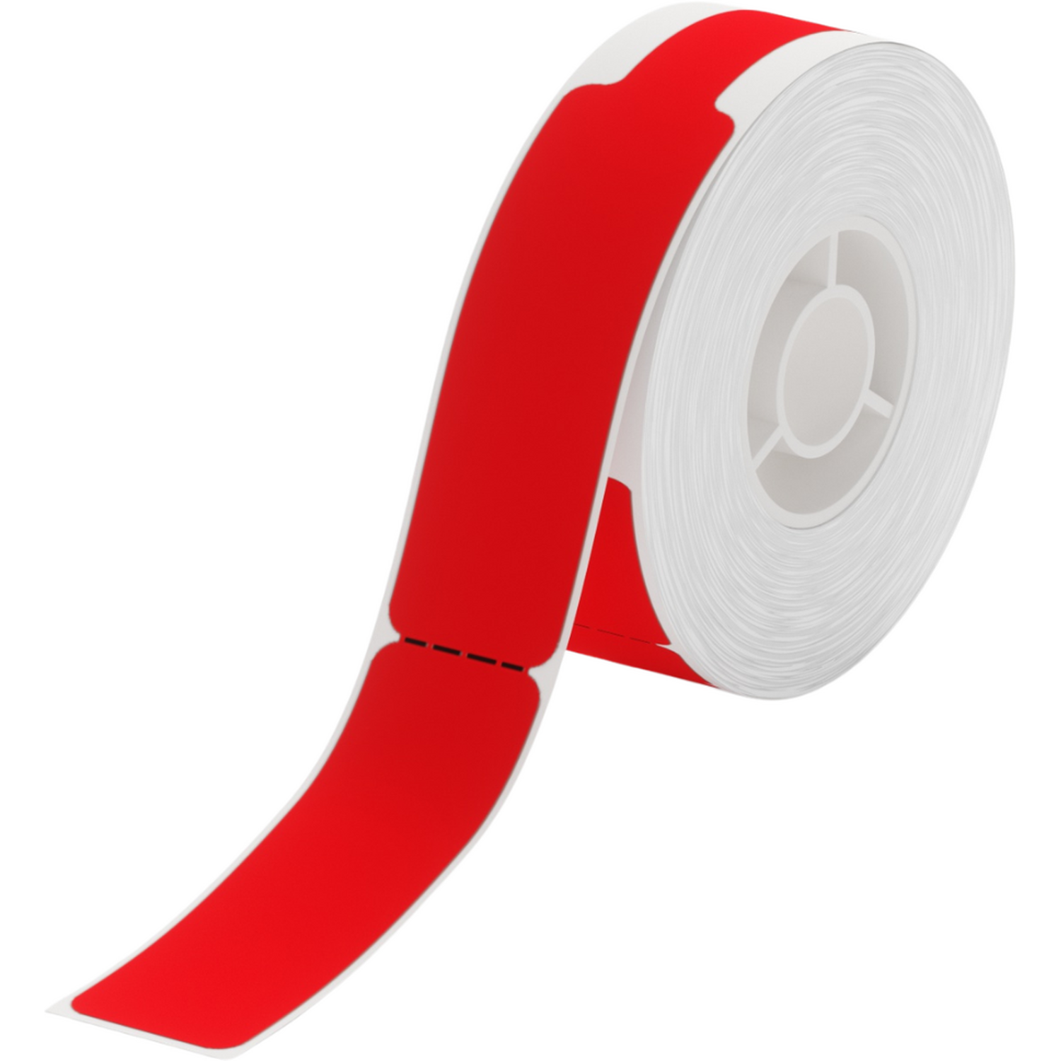 B&Q - D Range 12.5X74+35mm Red Cable Thermal LabelsRoll Of 60 - Image 2