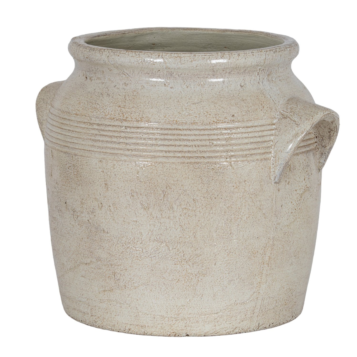 Kdmd Unisex White Tarn Pot With Handles Decorative Vase In Small - Image 2