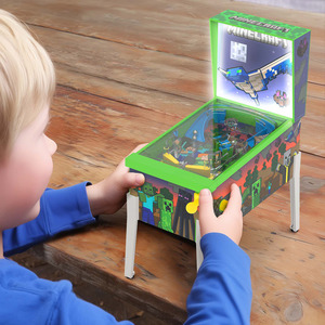 Ambassador Minecraft Mini Pinball Arcade Compact Fun With Lights & Sounds