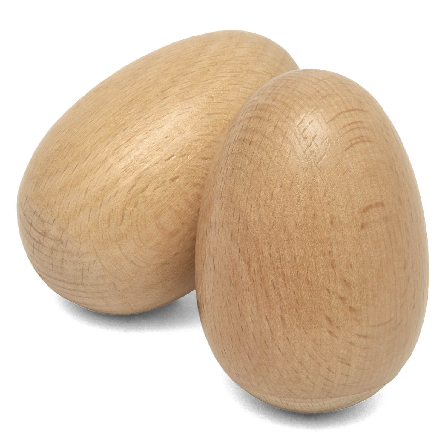 Tiger SHA28-NT Wooden Egg Shakers, Natural - One Pair - Image 2