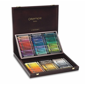 Neocolor II Water Soluble Wax Pastels Wooden Box - Assorted Colours / 84 Pack