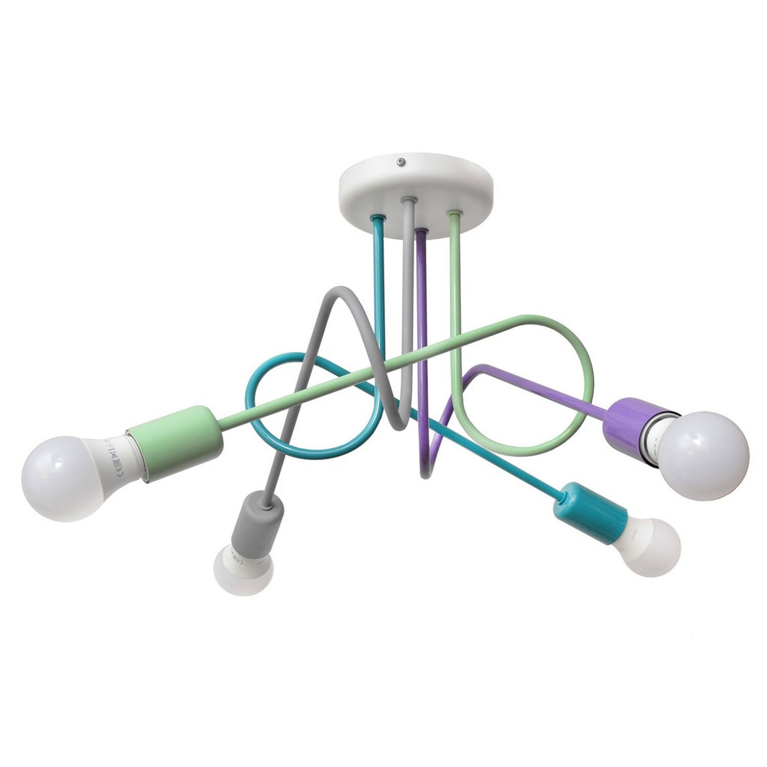 Helam Lighting Oxford Ceiling Light Multi-Coloured