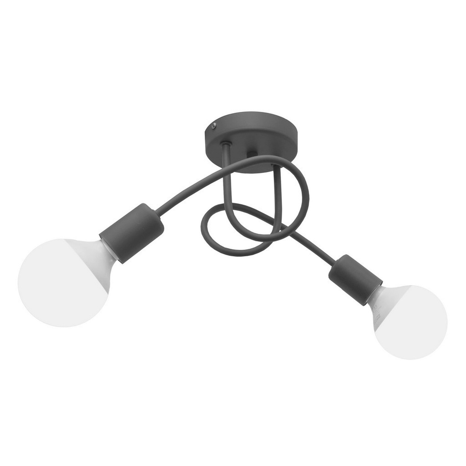 Helam Lighting Oxford Ceiling Light Grey