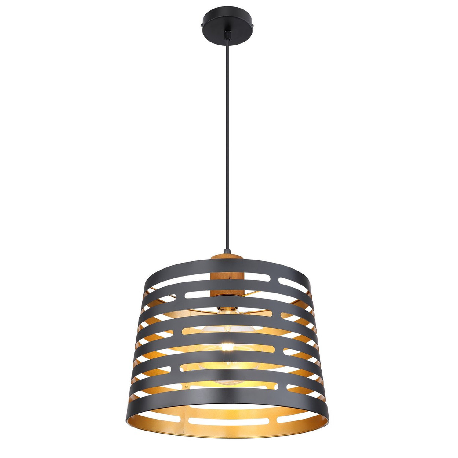 Globo Lighting Ablona Pendant Light Black