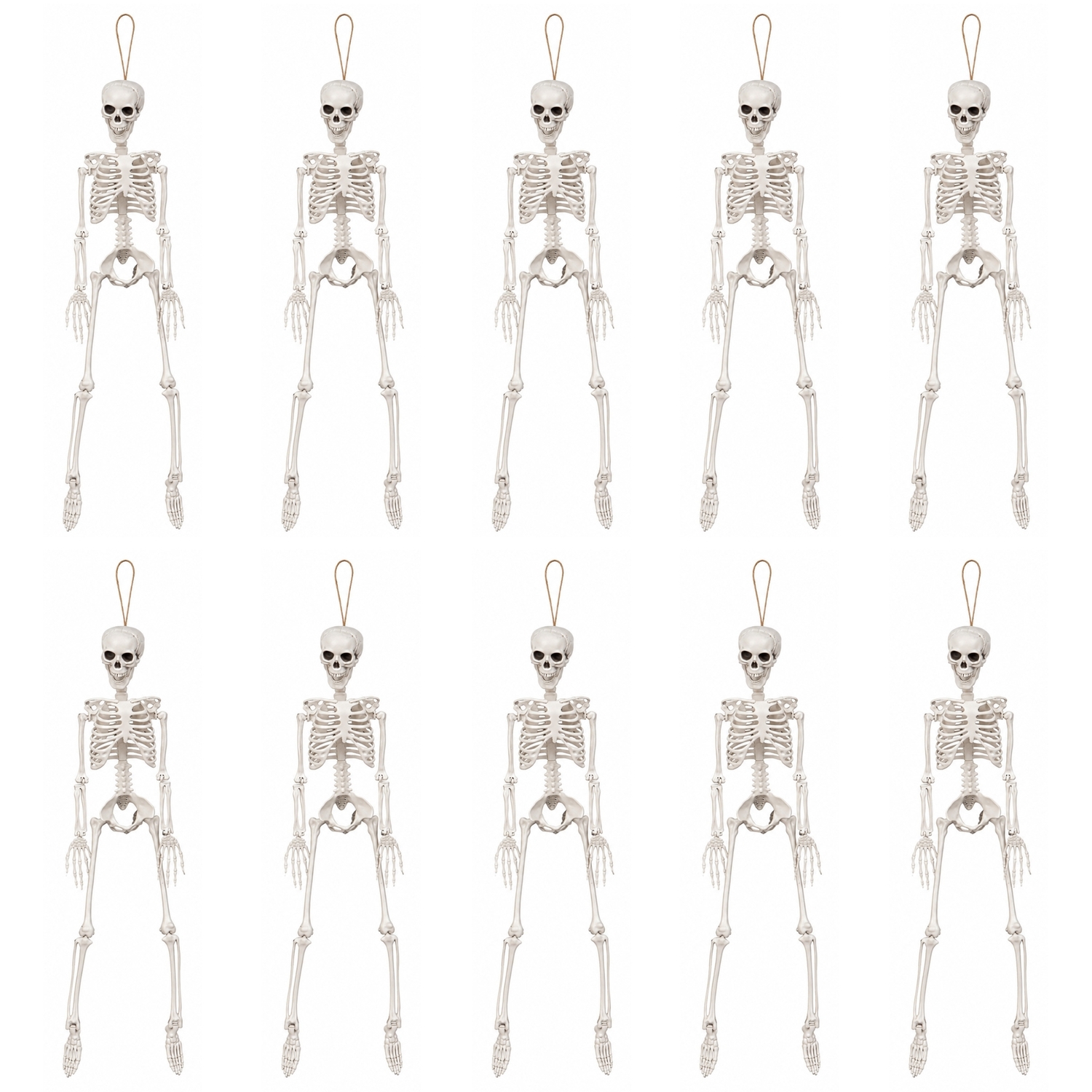 Samuel Alexander 10 Pack: 3Ft (90Cm) Posable Full Body Halloween Skeleton Decoration With Movable Joints - Image 5