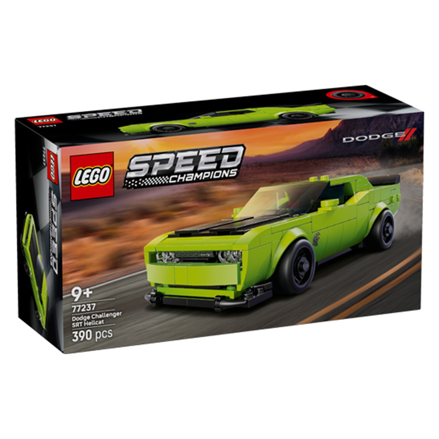 LEGO Speed: Dodge Challenger Srt Hellcat 390pcs(77237)9+new Slight Scratch - Image 20