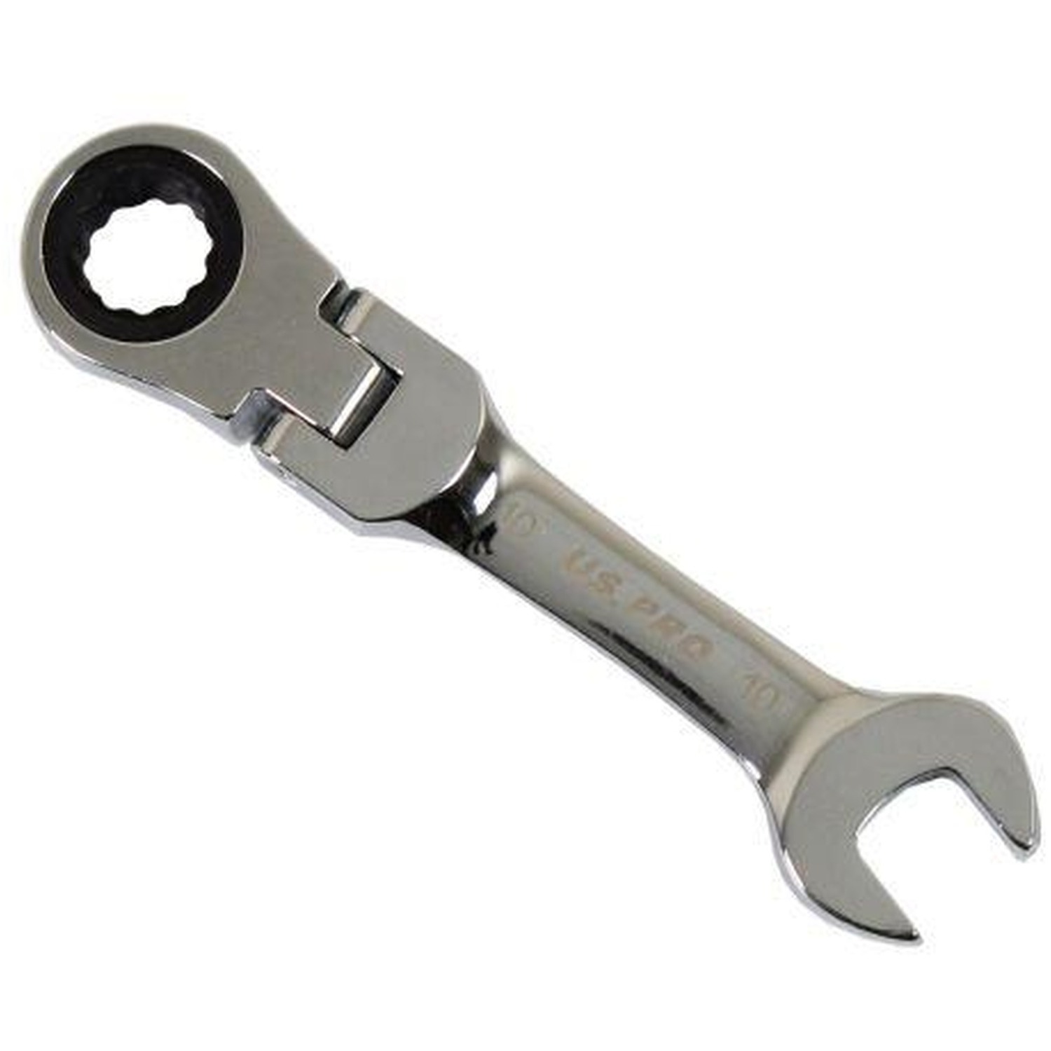Us Pro Tools 11Mm Flexi Stubby Gear Ratchet Combination Spanner Wrench 3909 - Image 3