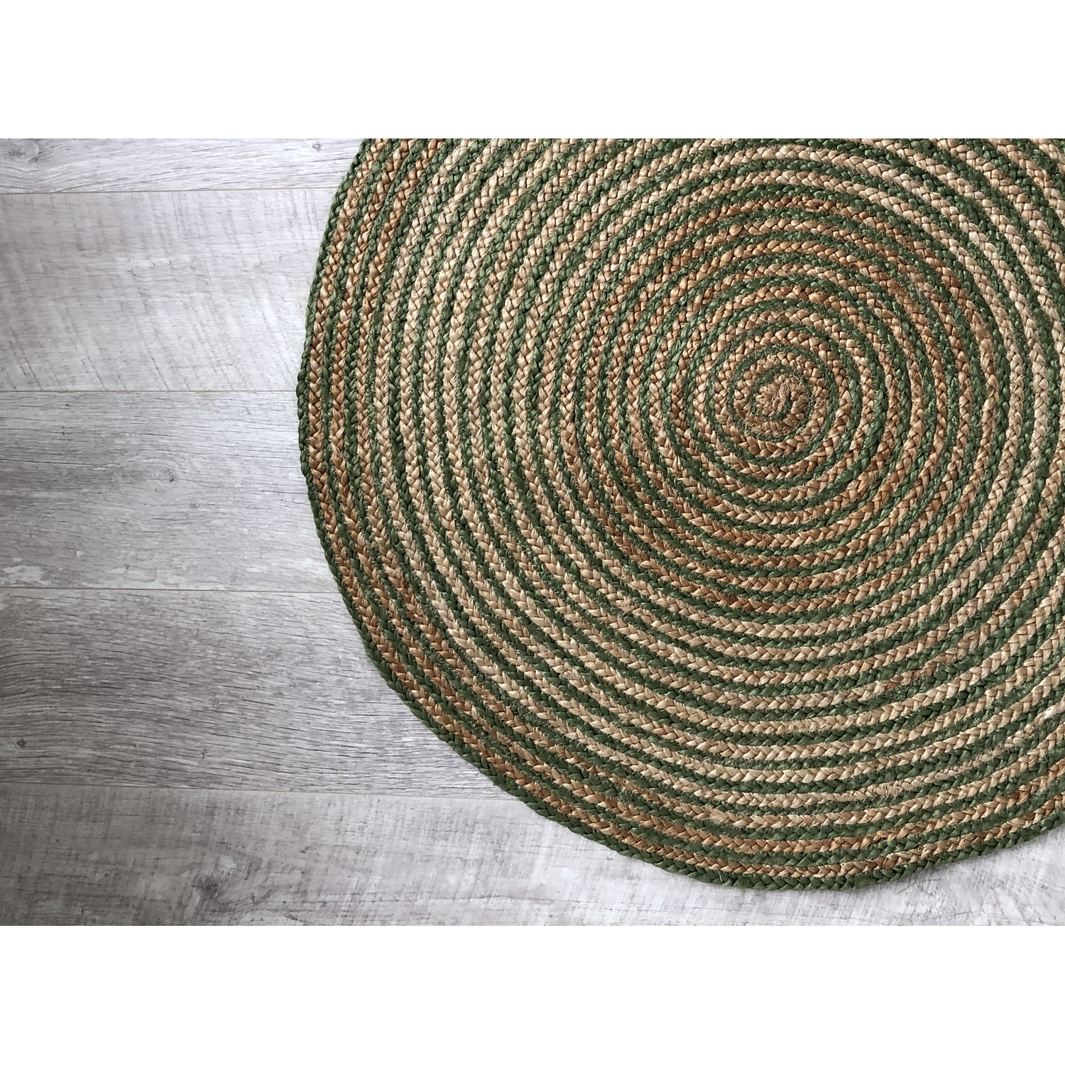 Jute Circle Round Rug 91cm