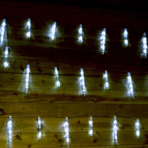 Premier 24 Hard Plastic Chaser Icicle Lights with 72 Cool LEDs