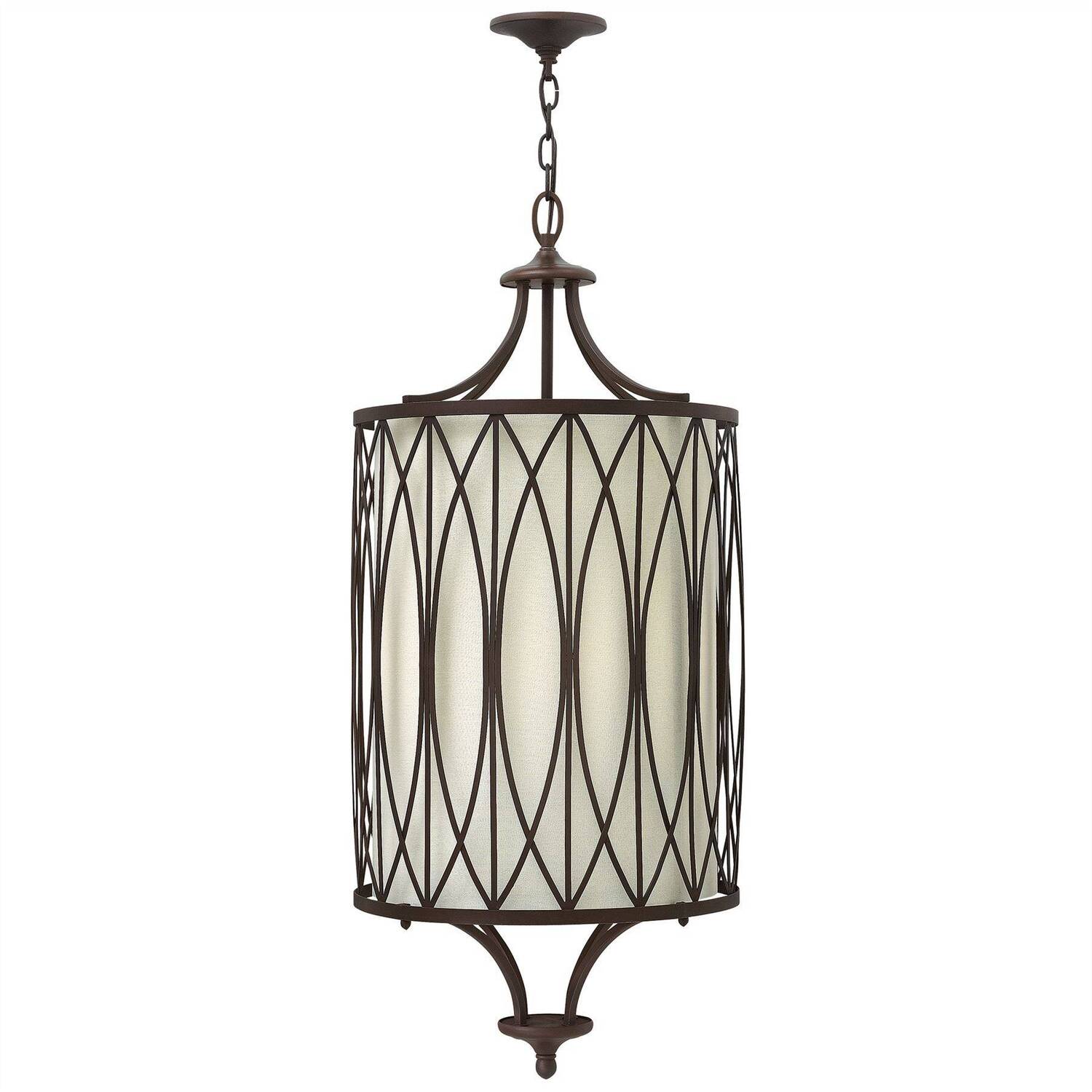 Walden 4 Light Ceiling Pendant Victorian Bronze, E14 - Victorian Bronze