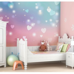 Sweet Heart Pastel Wall Mural