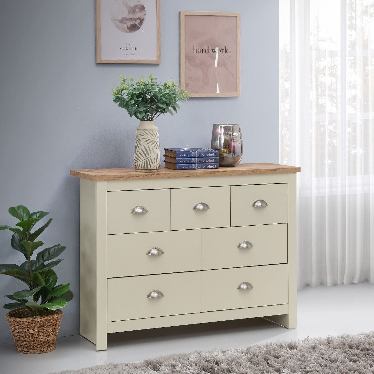 Lisbon 7 Drawer Chest of Drawers