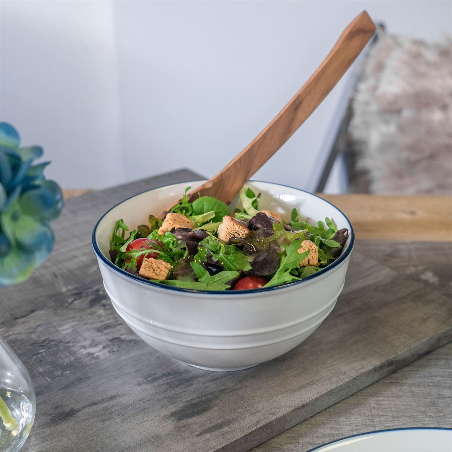 Image of 18cm White Farmhouse Serving Bowls Pack&hellip;